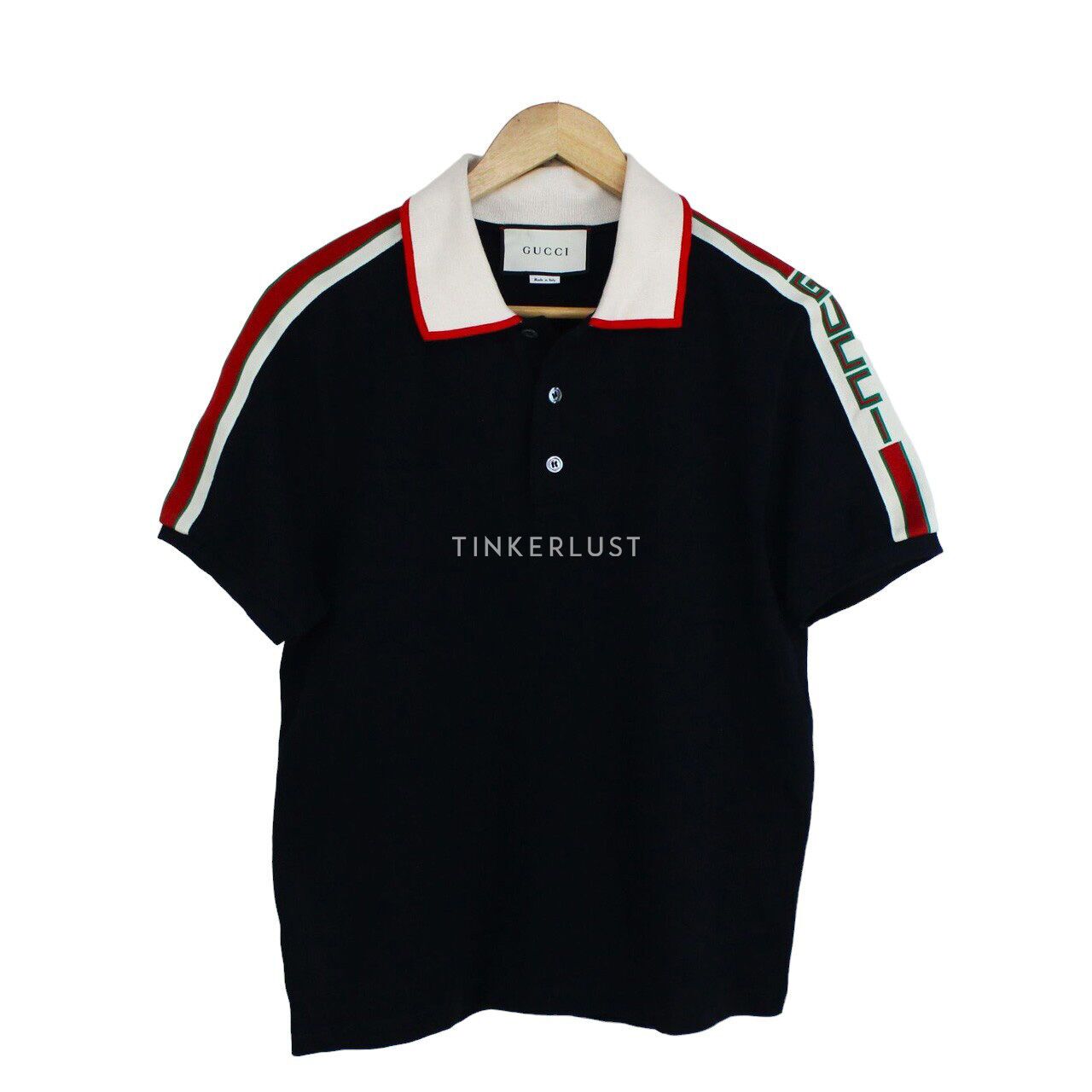 pakaian atasan kaos Gucci Band Polo T Shirt Tinkerlust